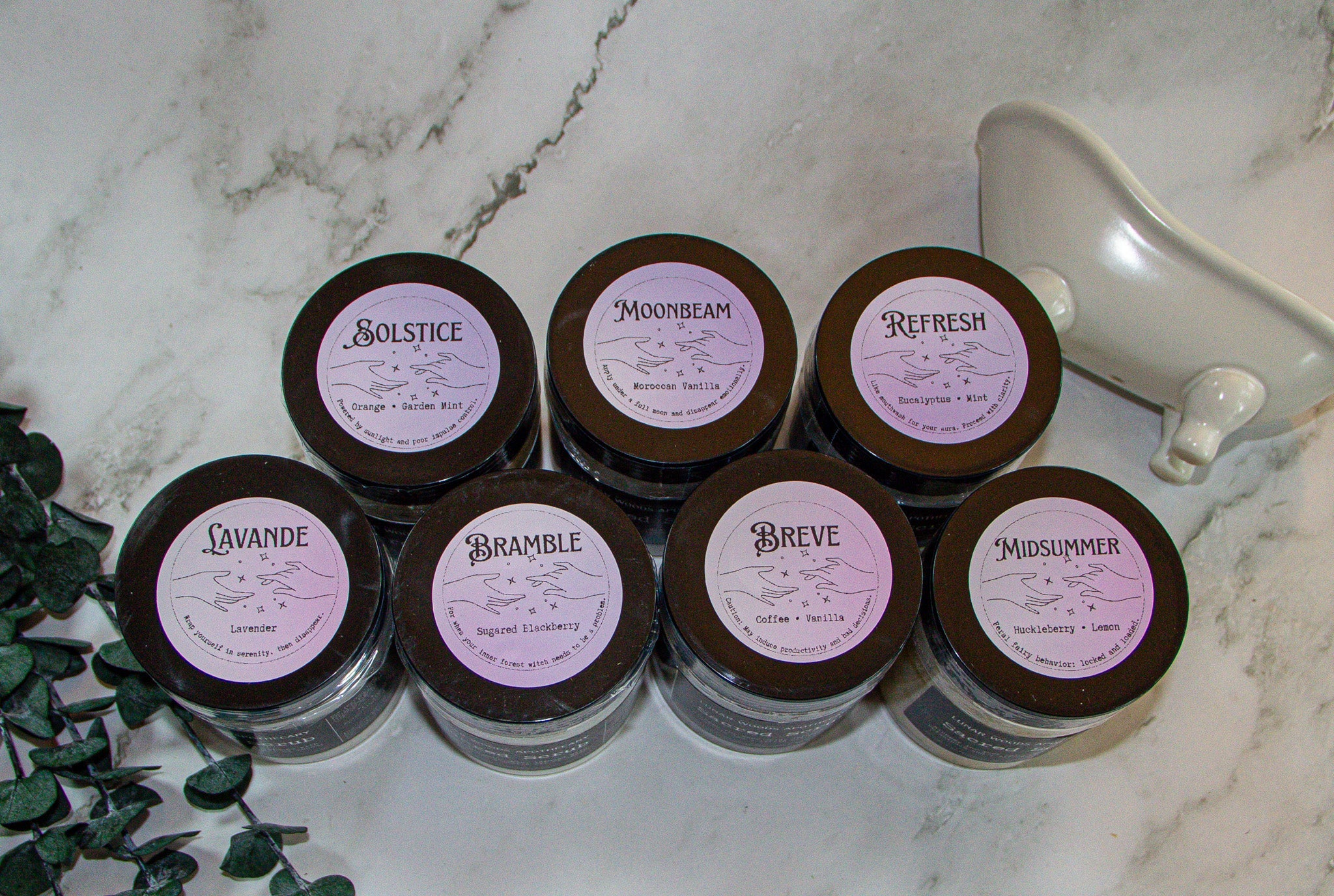 set of candles
